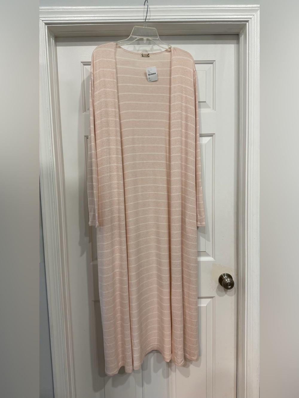 Free people long pink cardigan